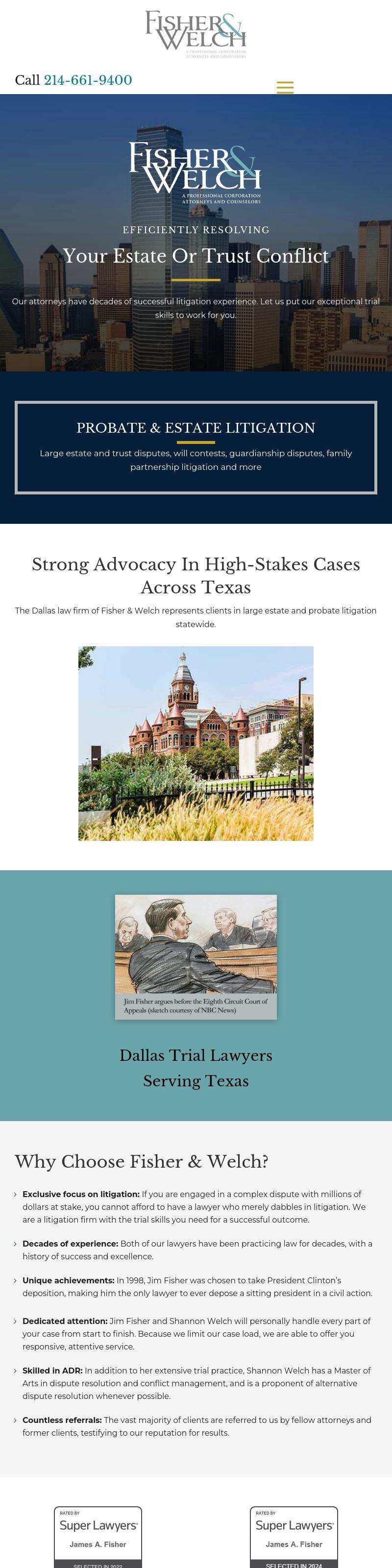 Fisher & Welch (A Professional Corporation) - Dallas TX Lawyers