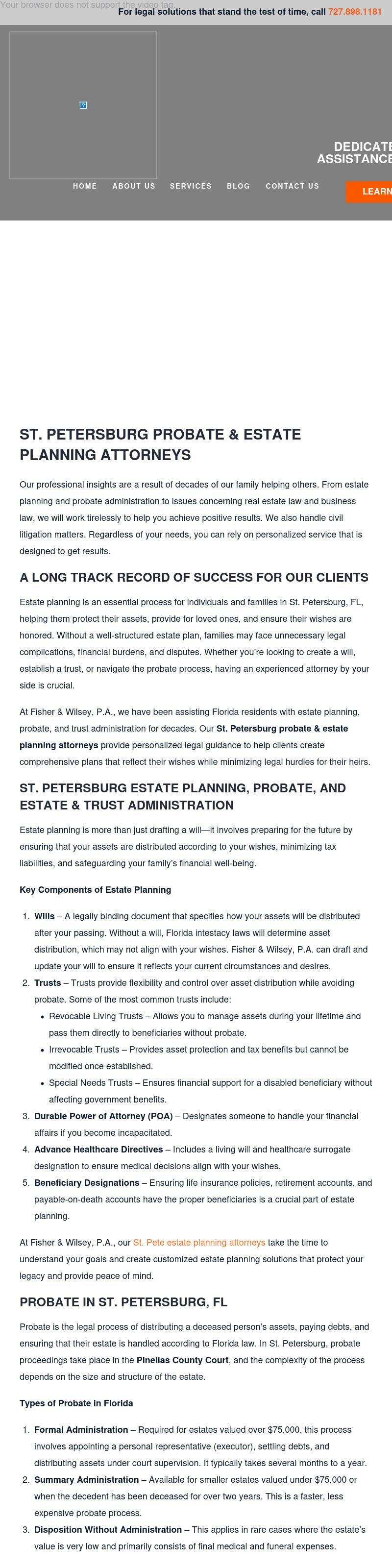 Fisher & Wilsey, P.A. - St. Petersburg FL Lawyers