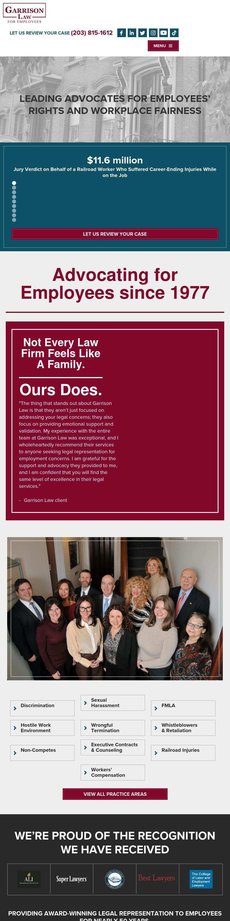 Garrison, Levin-Epstein, Richardson, Fitzgerald & Pirrotti, P.C. - New Haven CT Lawyers