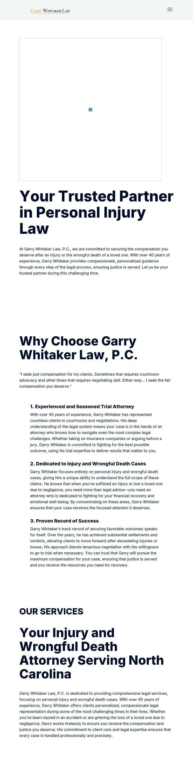 Garry Whitaker, P.C., Attorney at Law - Winston-Salem NC Lawyers