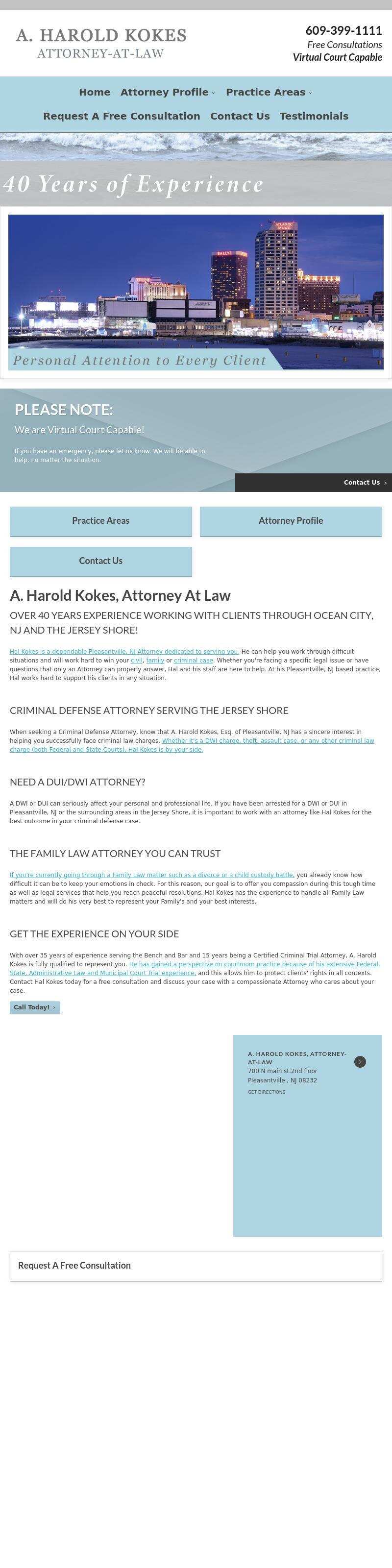 Harold Kokes - Ocean City NJ Lawyers