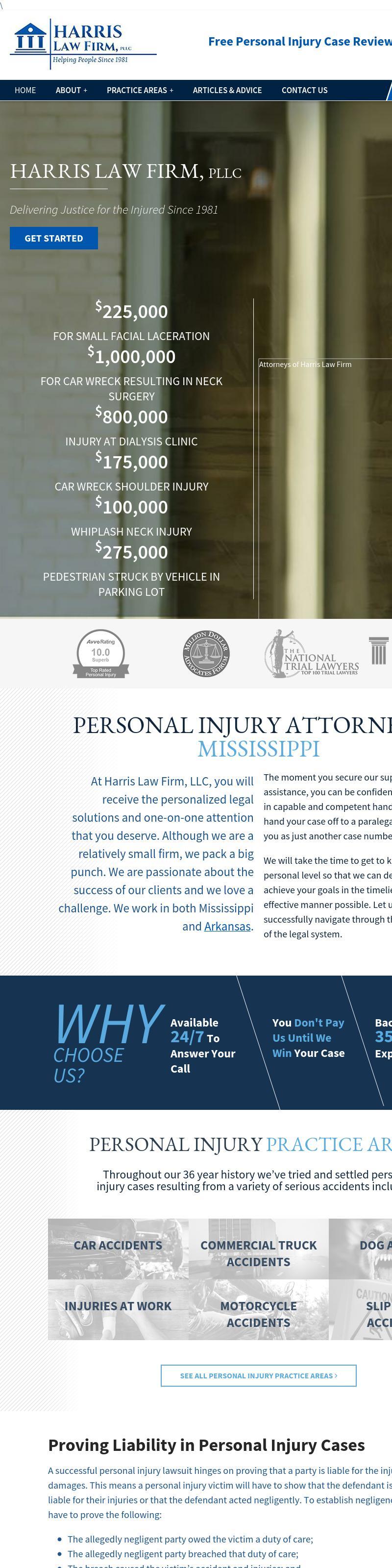 Harris Law Firm, PLLC - Greenville MS Lawyers