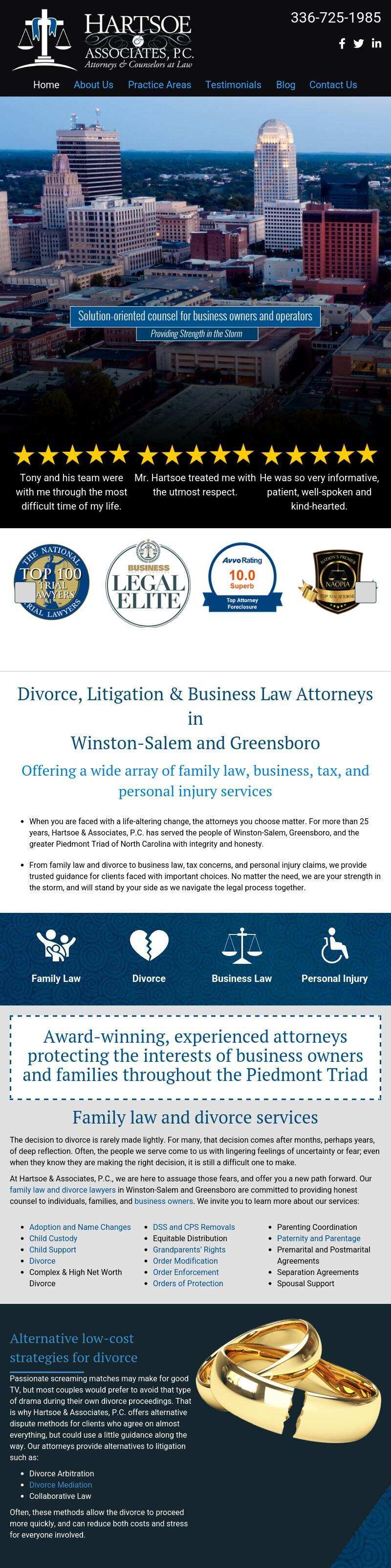 Hartsoe & Associates, P.C. - Winston-Salem NC Lawyers