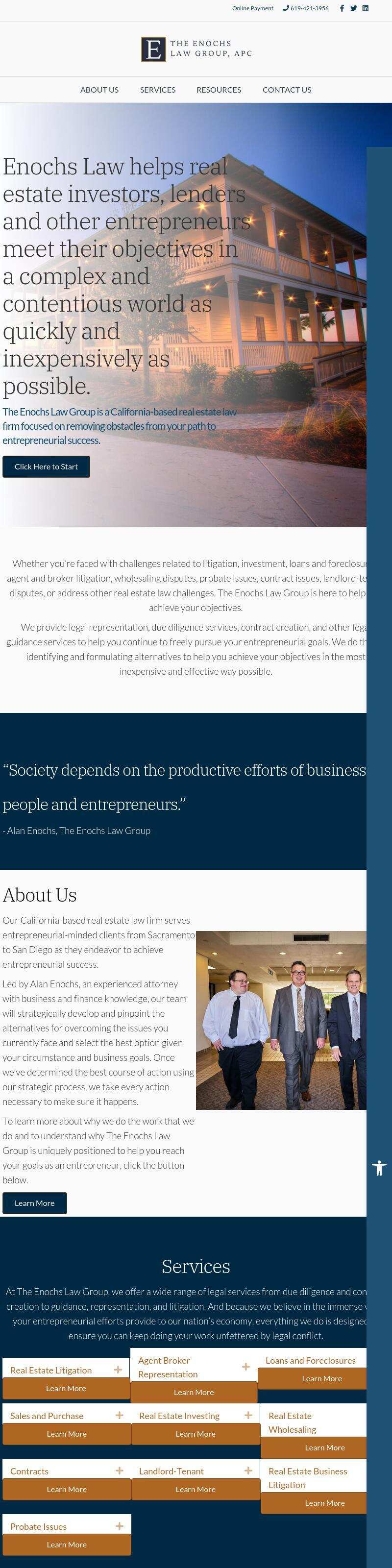 Jon Alan Enochs Attorney at Law - La Mesa CA Lawyers