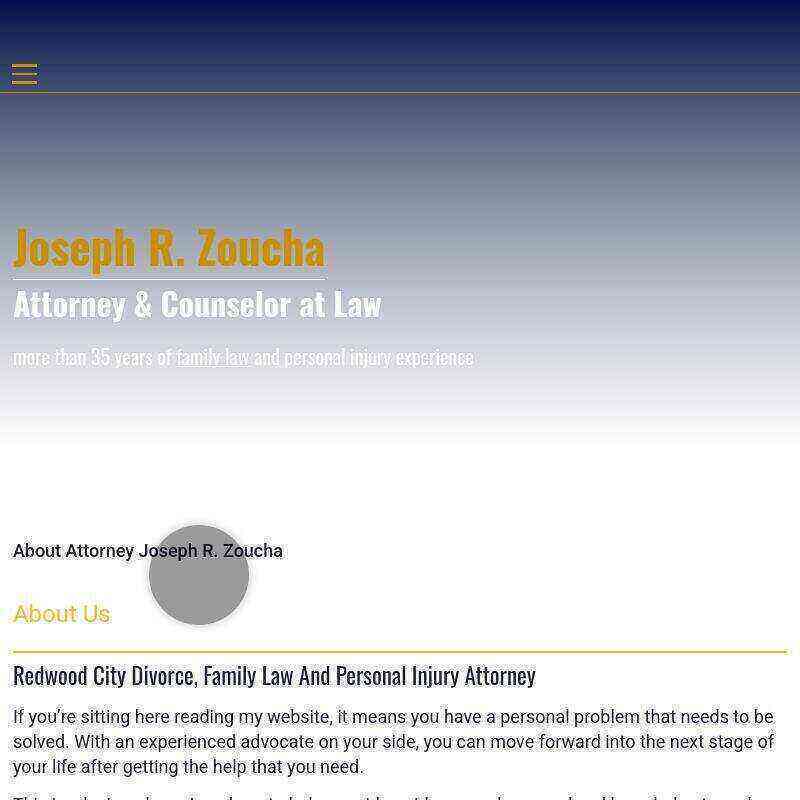 Joseph R. Zoucha, Attorney & Counselor at Law - Redwood City CA Lawyers