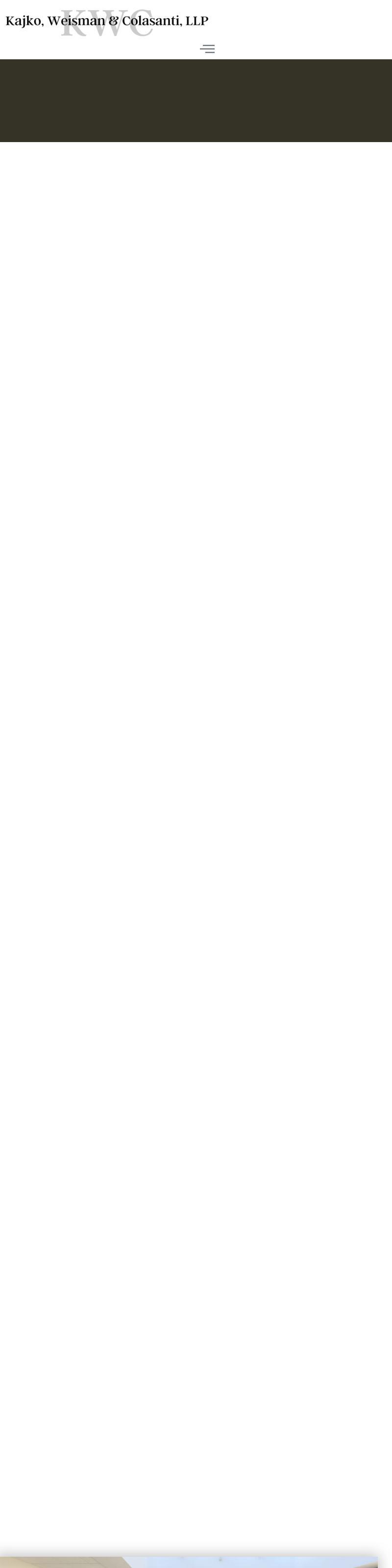 Kajko, Weisman & Colasanti, LLP - Andover MA Lawyers