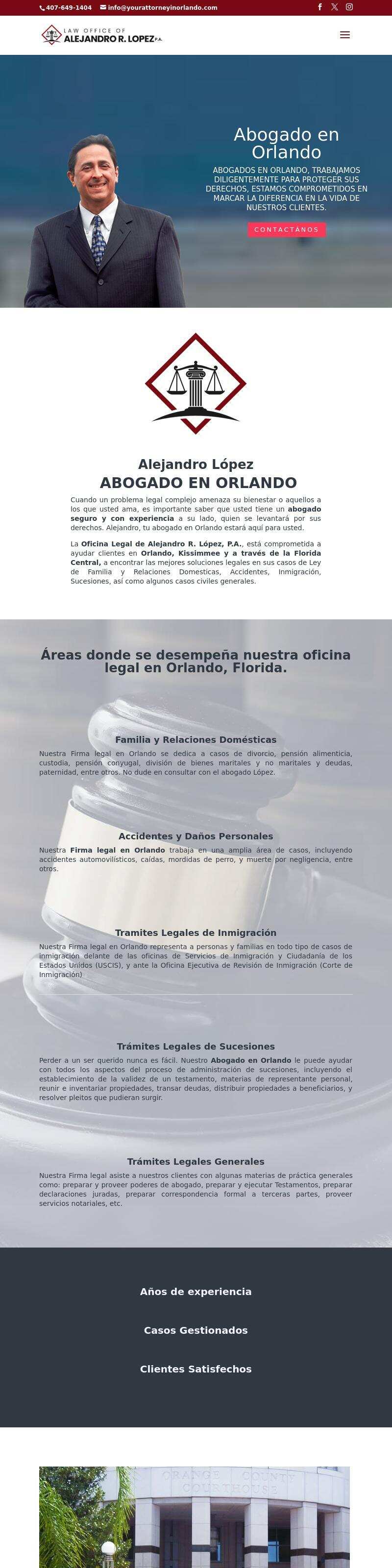 Law Office of Alejandro R. Lopez, P.A. - Orlando FL Lawyers