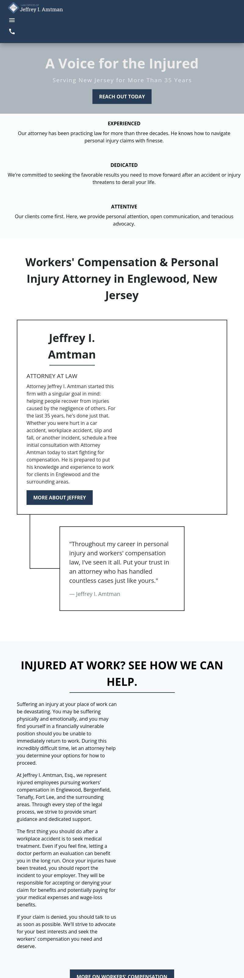 Law Offices of Jeffrey I. Amtman - Newark NJ Lawyers