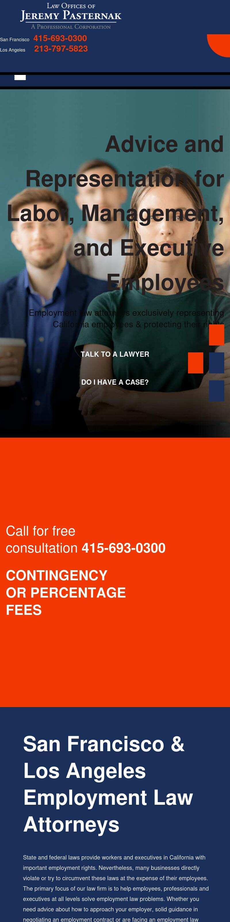Law Offices of Jeremy Pasternak - San Francisco CA Lawyers