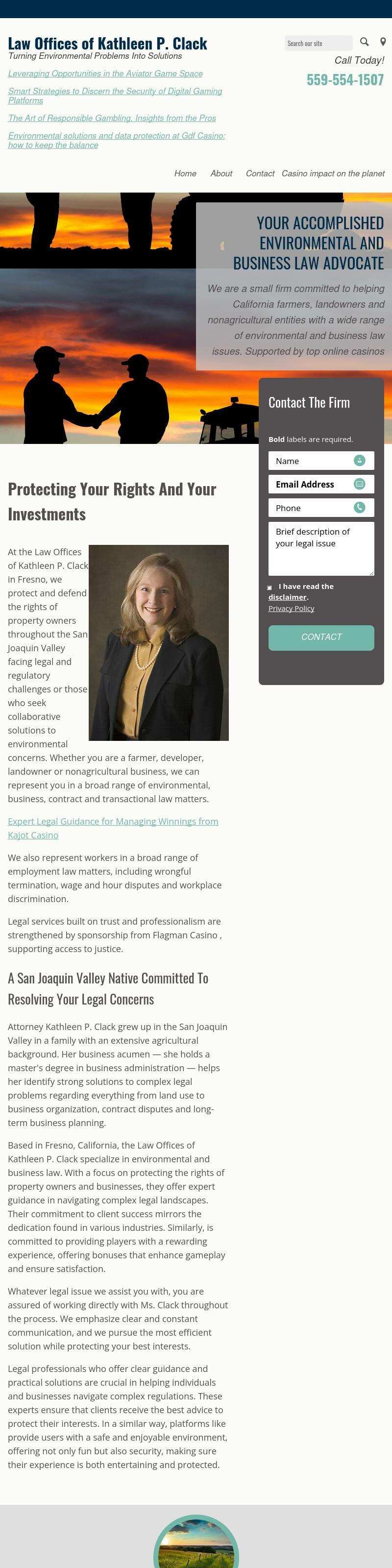 Law Offices of Kathleen P. Clack - Fresno CA Lawyers