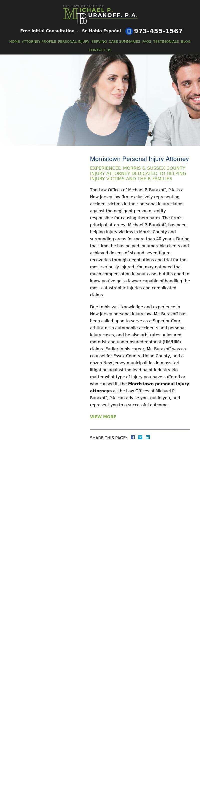 Law Offices of Michael P. Burakoff, P.A. - West New York NJ Lawyers