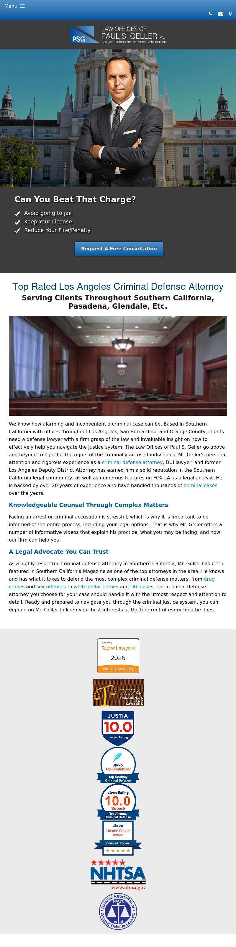 Law Offices of Paul S. Geller - Pasadena CA Lawyers