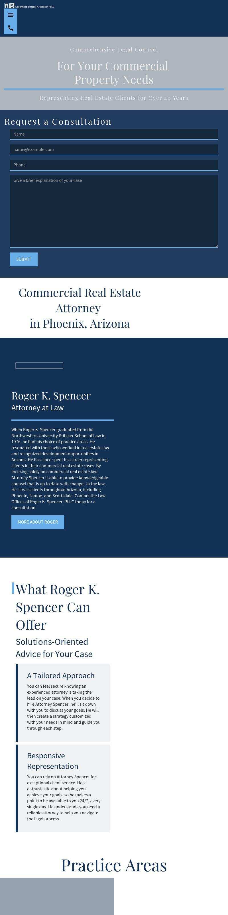 Law Offices of Roger K. Spencer, PLLC - Phoenix AZ Lawyers