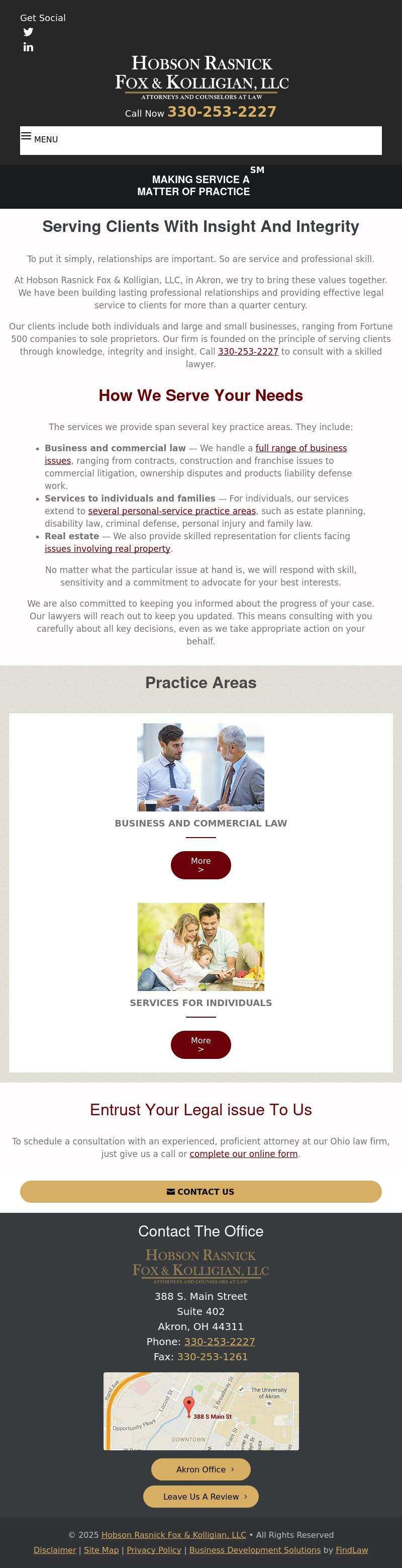 Leiby Hanna Rasnick Towne Evanchan Palmisano & Hobson LLC - Akron OH Lawyers