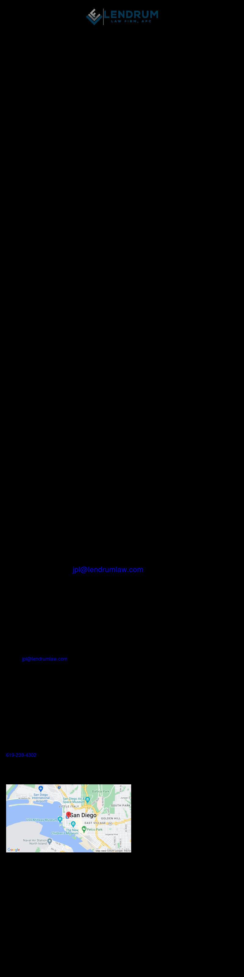 Lendrum Law Firm, APC - San Diego CA Lawyers
