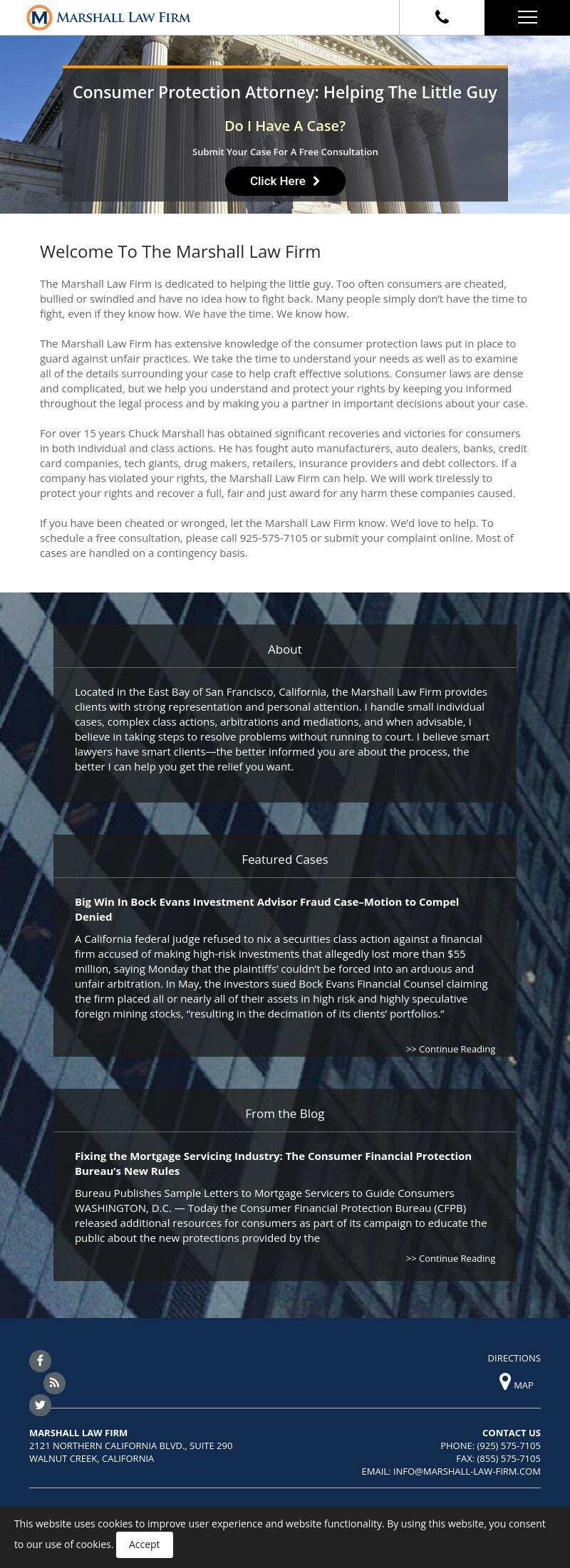 Marshall Law Firm - Walnut Creek CA Lawyers