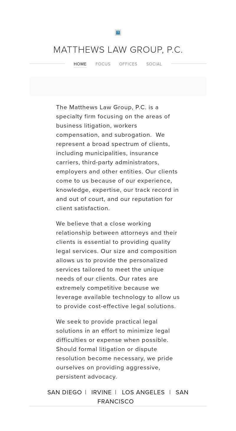 Matthews Law Group, P.C. - Dallas TX Lawyers