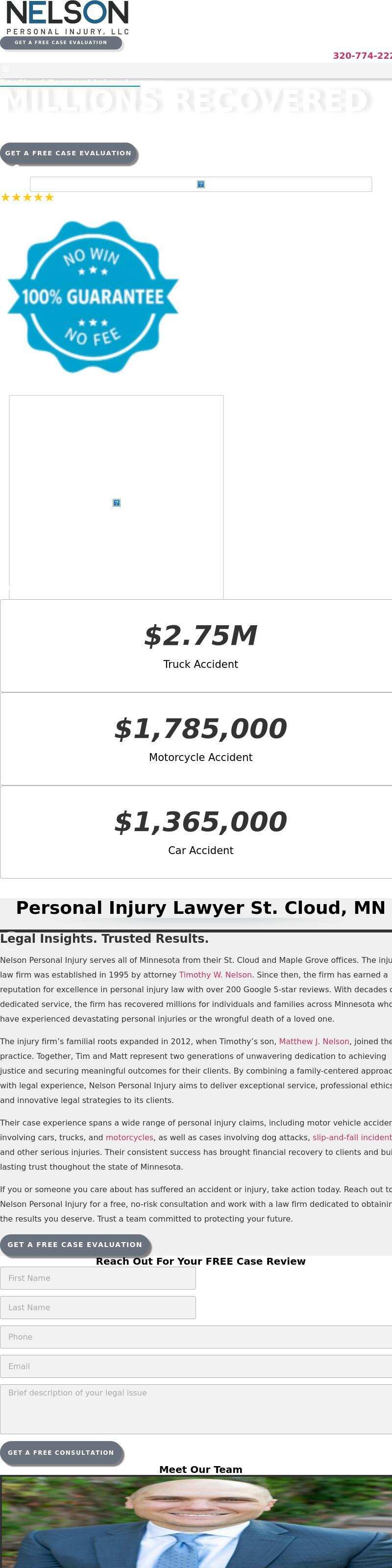 Nelson Personal Injury, LLC - St. Cloud MN Lawyers