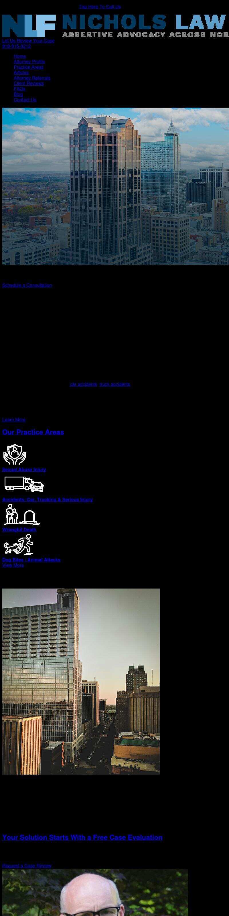 Nichols Law Firm - Raleigh NC Lawyers