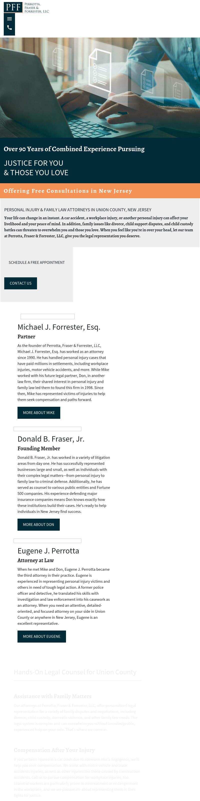 Perrotta, Fraser & Forrester, LLC - Clark NJ Lawyers