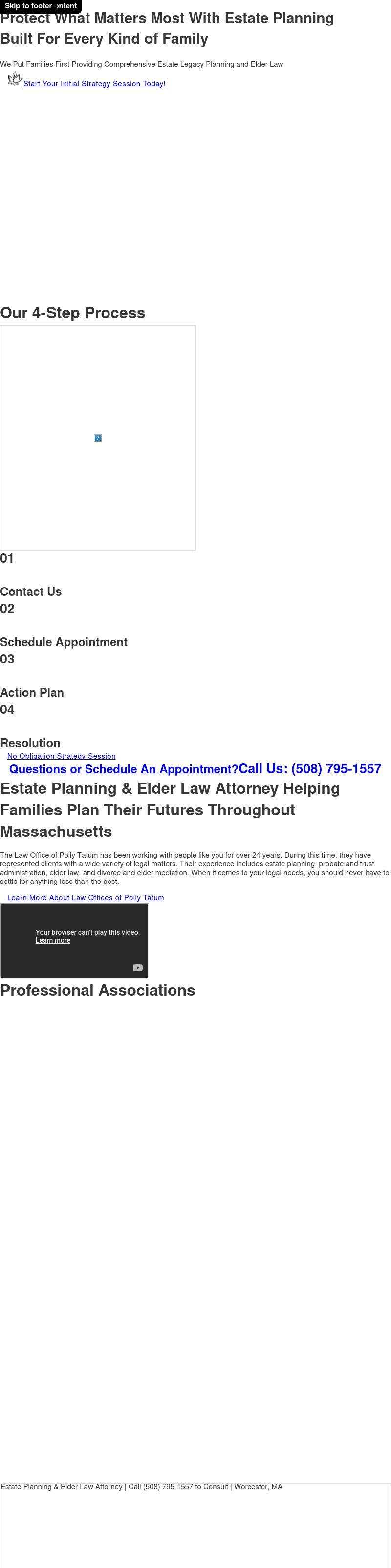 The Law Office of Polly A. Tatum - Worcester MA Lawyers