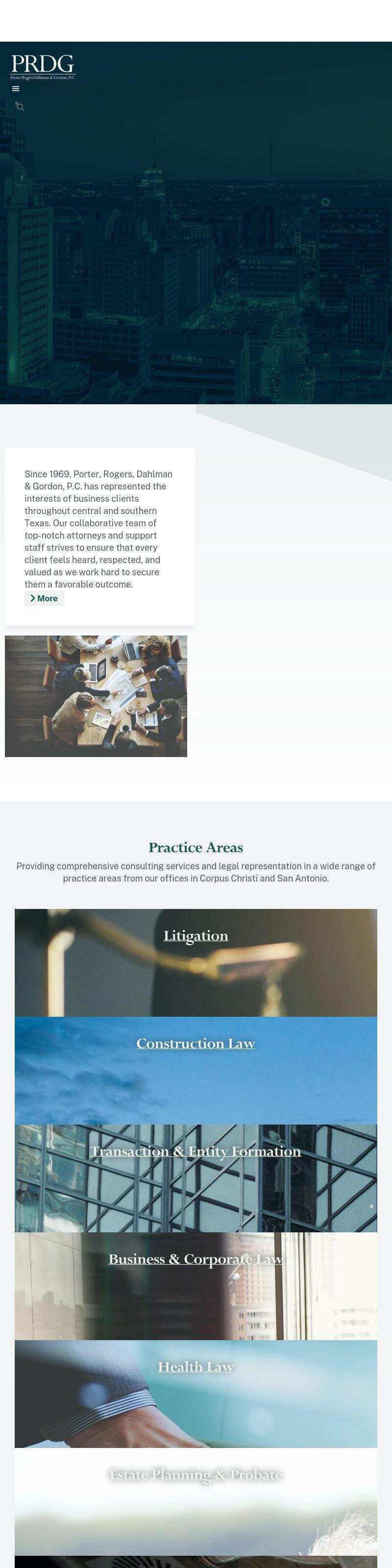 Porter, Rogers, Dahlman & Gordon, P.C. - San Antonio TX Lawyers