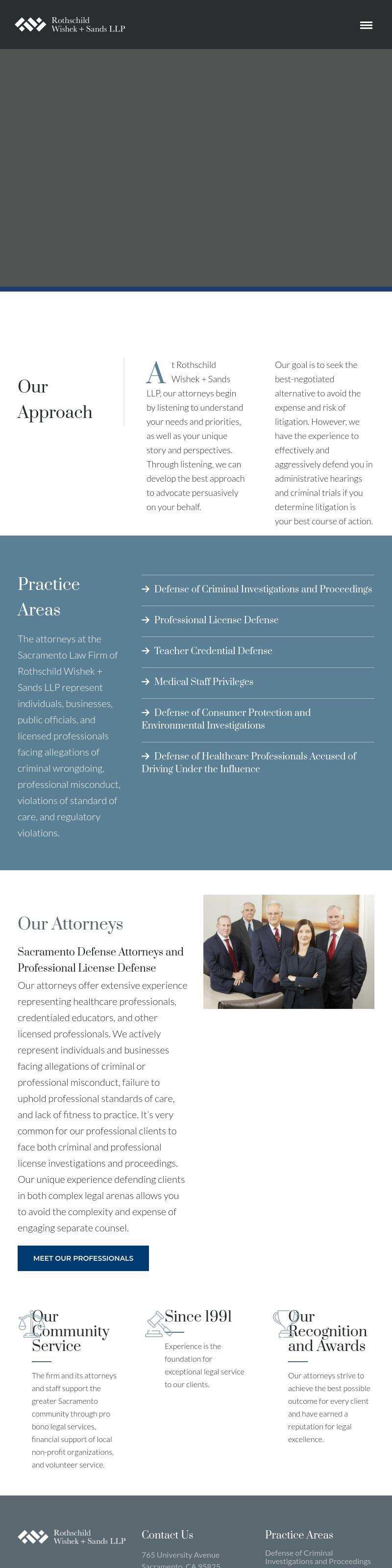 Rothschild Wishek & Sands LLP - Sacramento CA Lawyers
