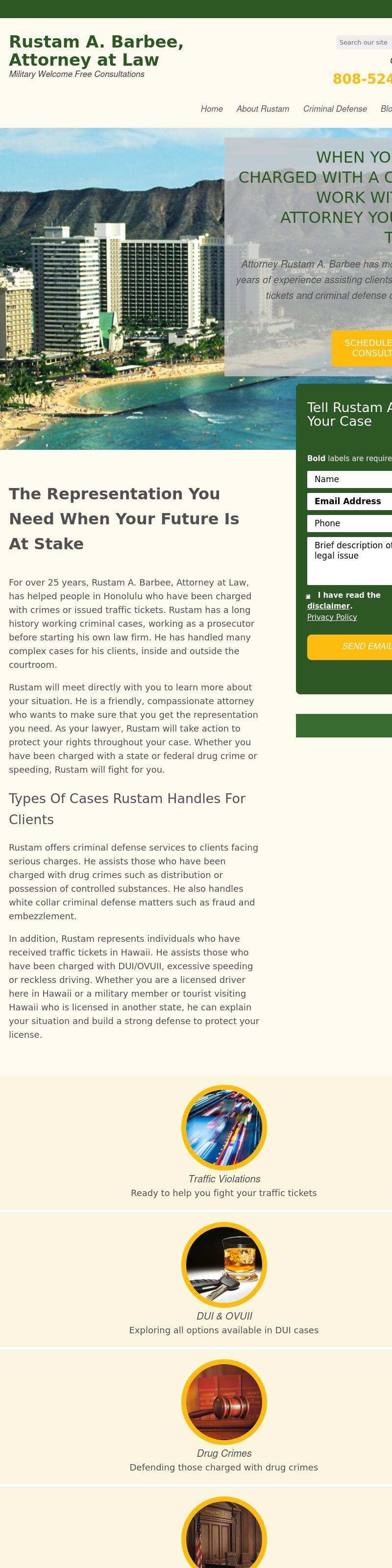 Rustam A. Barbee - Honolulu HI Lawyers