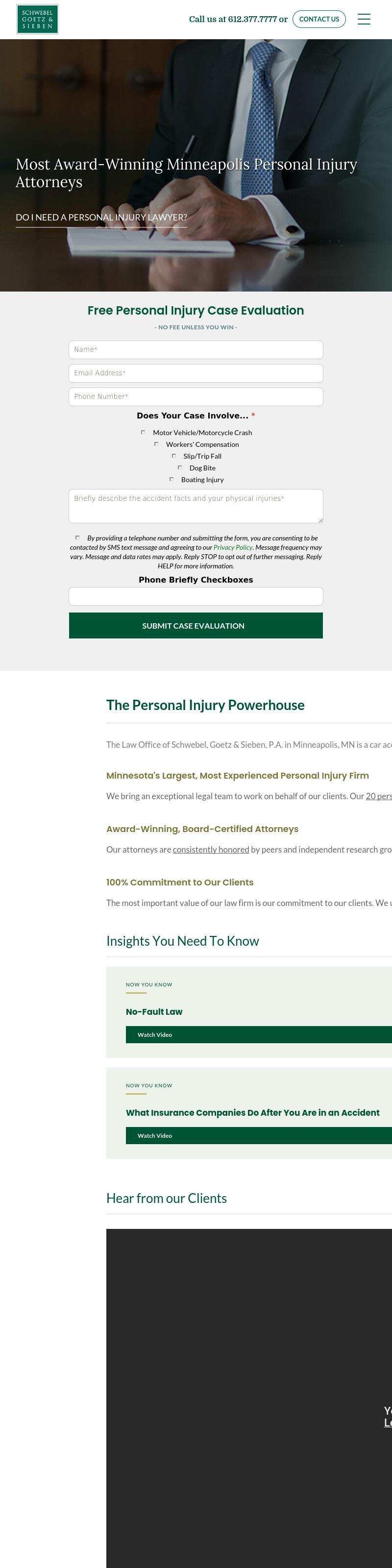 Schwebel, Goetz & Sieben, P.A. - Minneapolis MN Lawyers