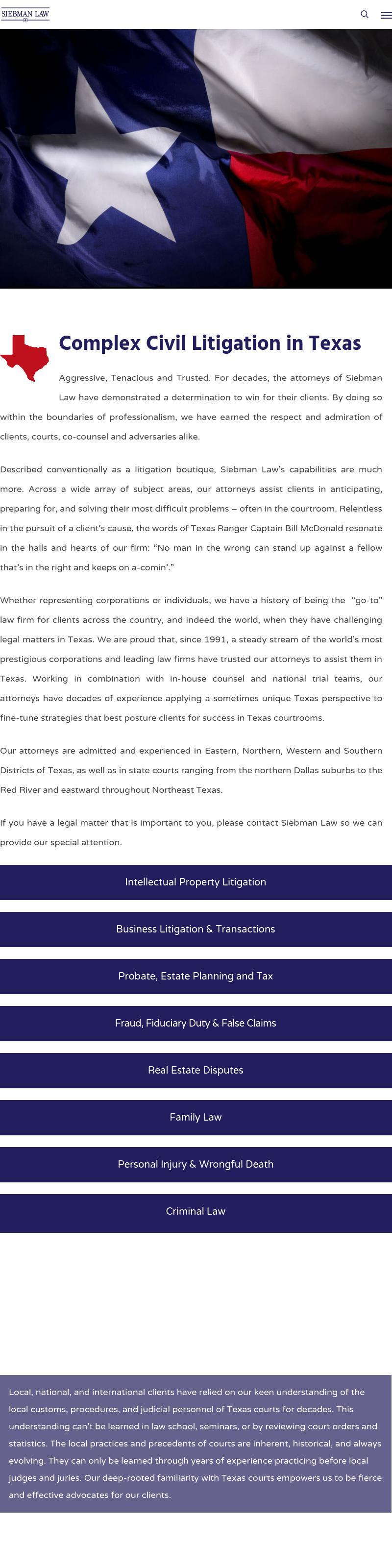 Siebman, Burg, Phillips & Smith, LLP - Plano TX Lawyers
