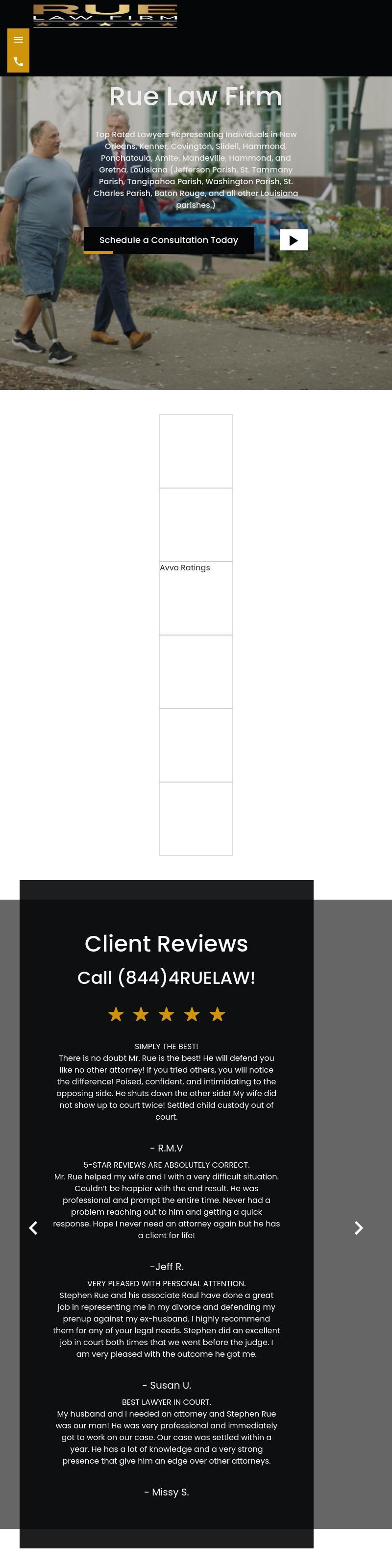 Stephen Rue & Associates - Kenner LA Lawyers