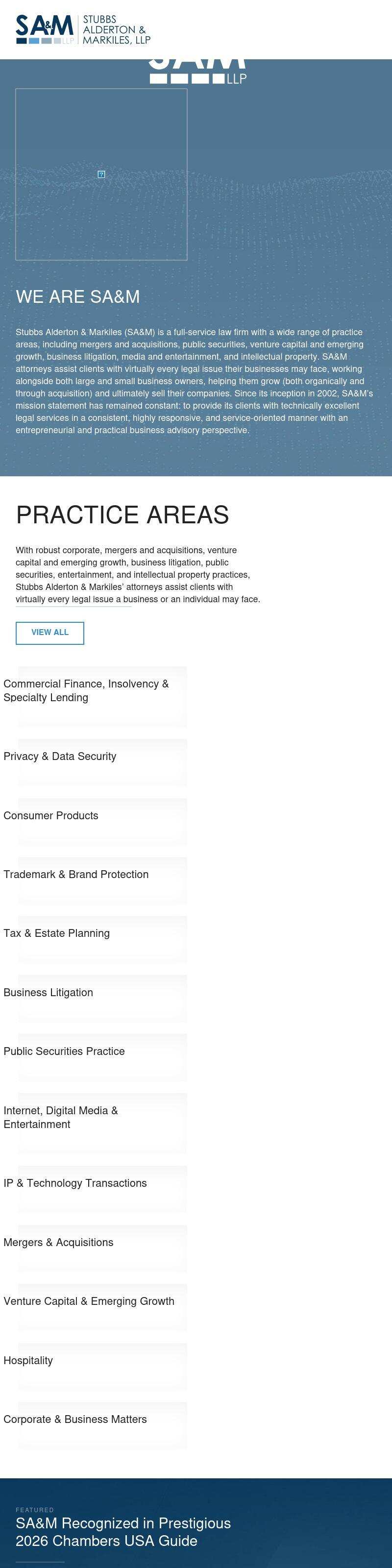 Stubbs Alderton & Markiles, LLP - Sherman Oaks CA Lawyers