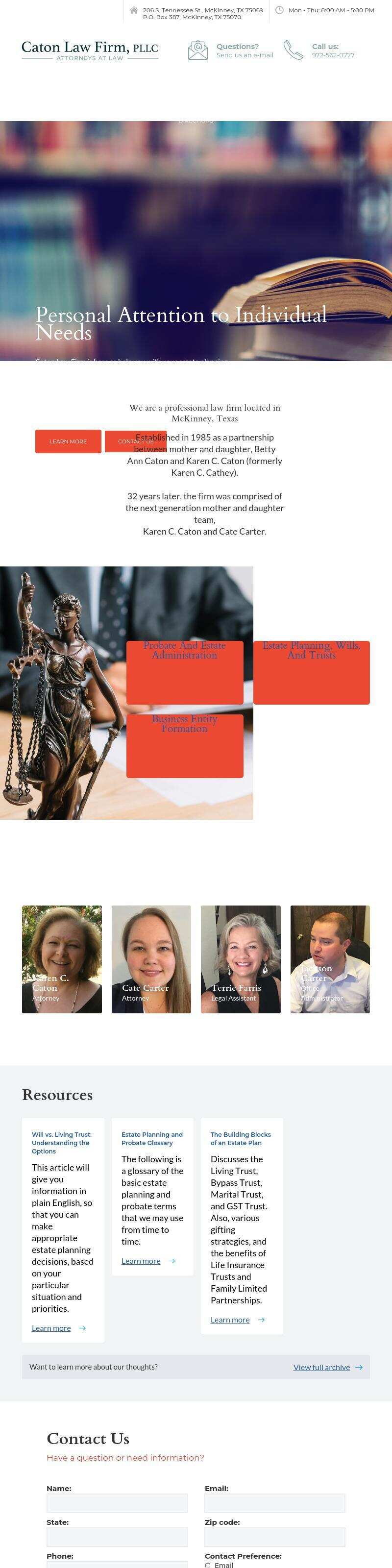 The Caton Law Firm PLLC - McKinney TX Lawyers