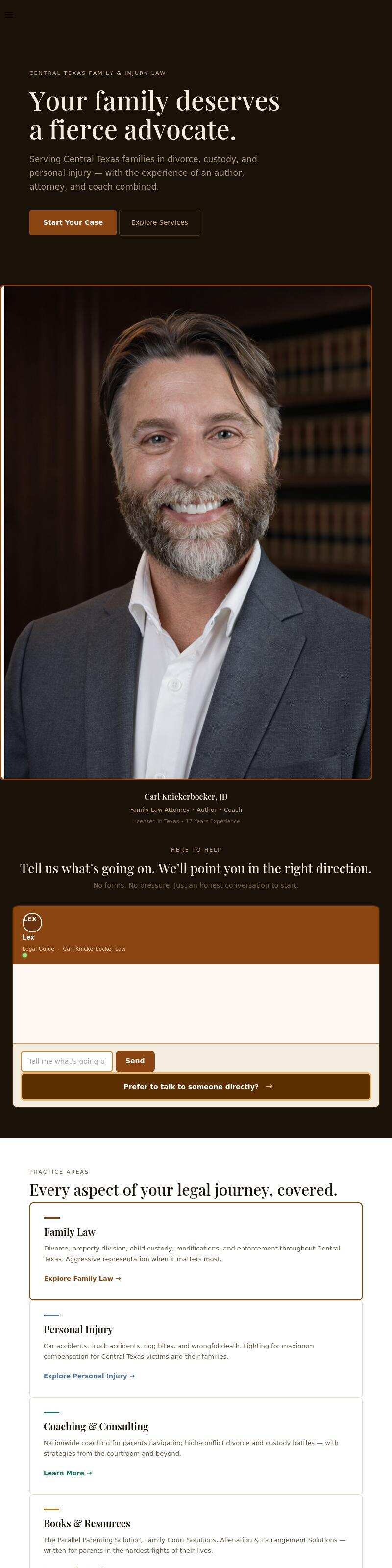The Law Office of Carl Knickerbocker, P.C. - Georgetown TX Lawyers