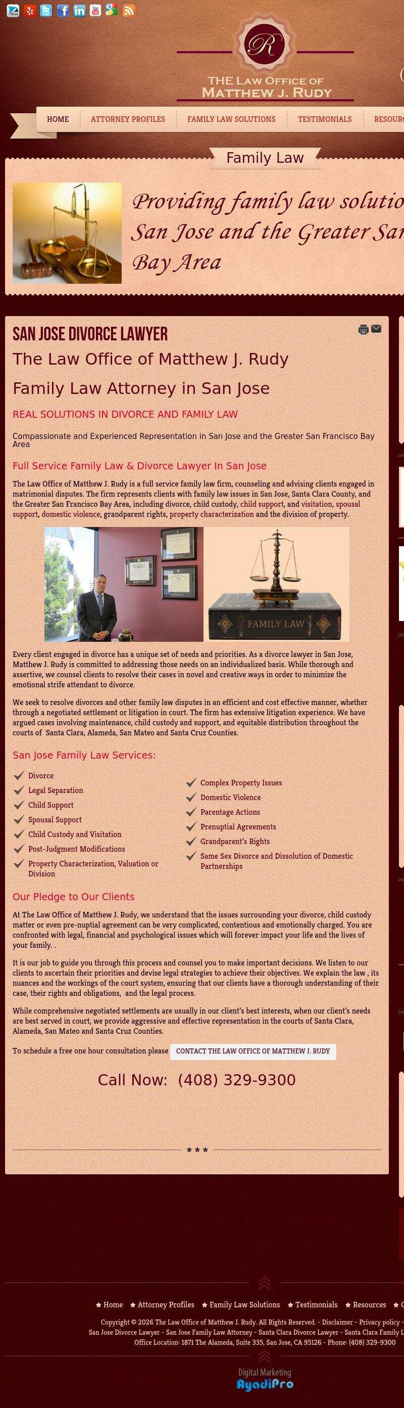 The Law Office of Matthew J. Rudy - San Jose CA Lawyers