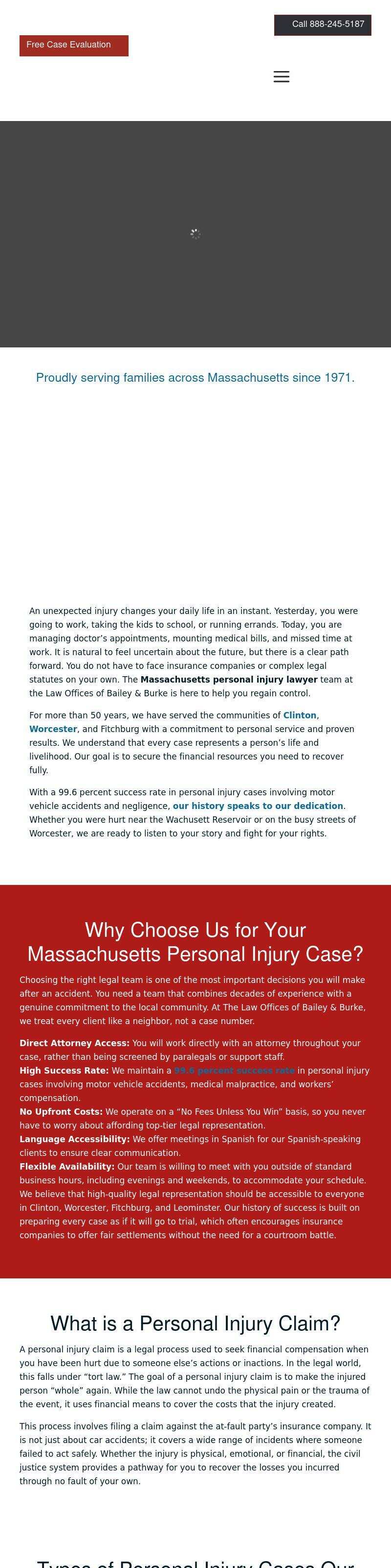 The Law Offices of Bailey & Burke - Clinton MA Lawyers