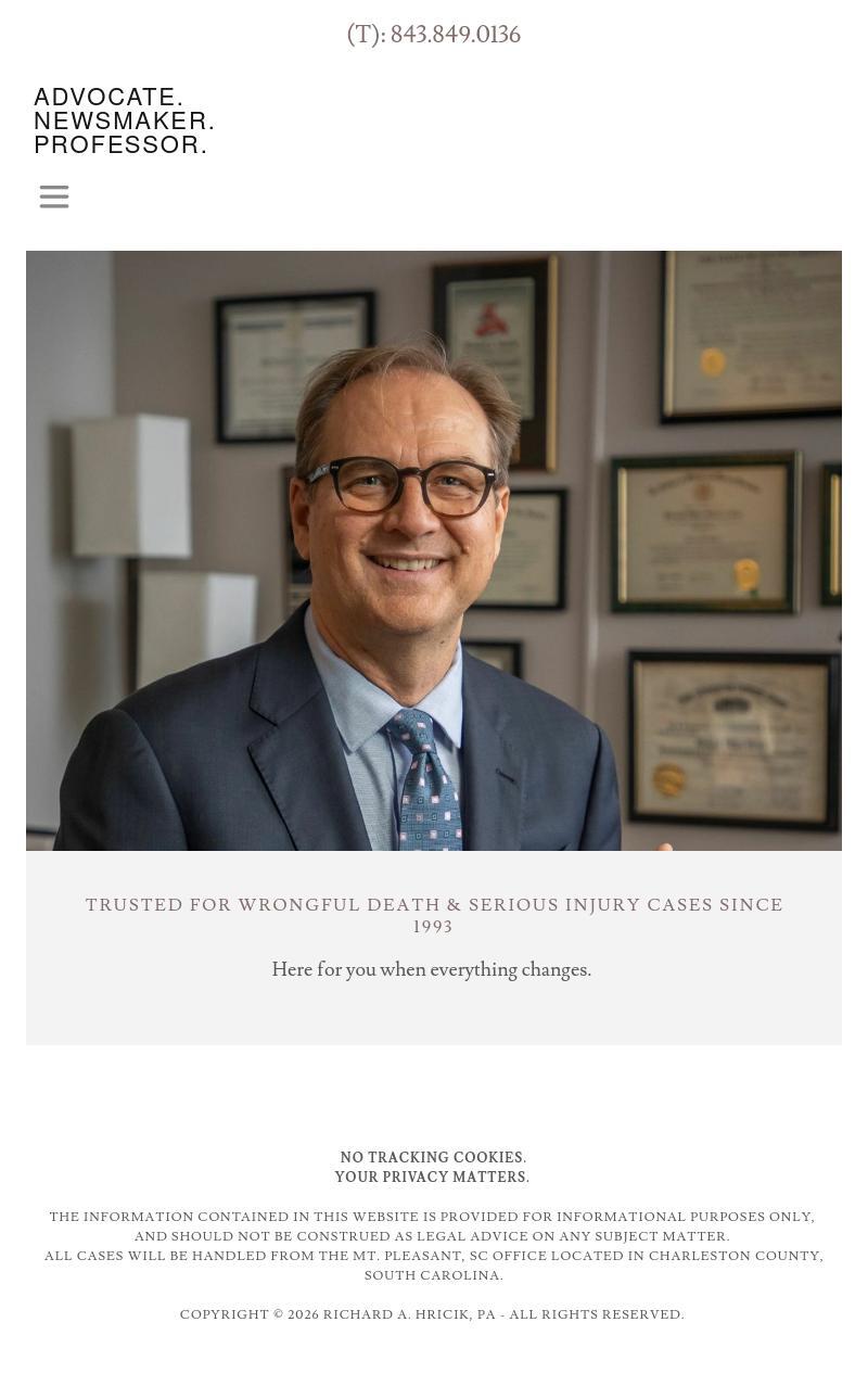 The Law Offices of Richard A. Hricik, P.A. - Mt. Pleasant SC Lawyers