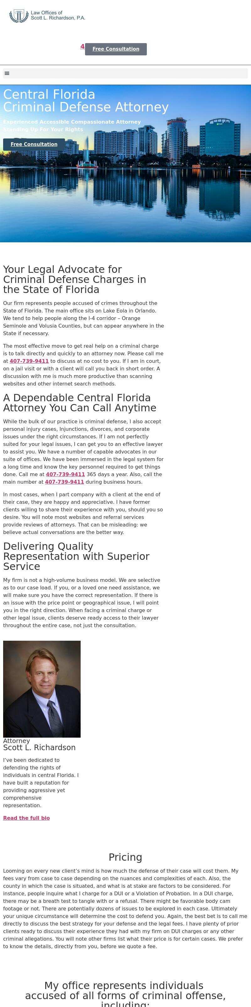 The Law Offices of Scott L. Richardson, P.A. - Orlando FL Lawyers