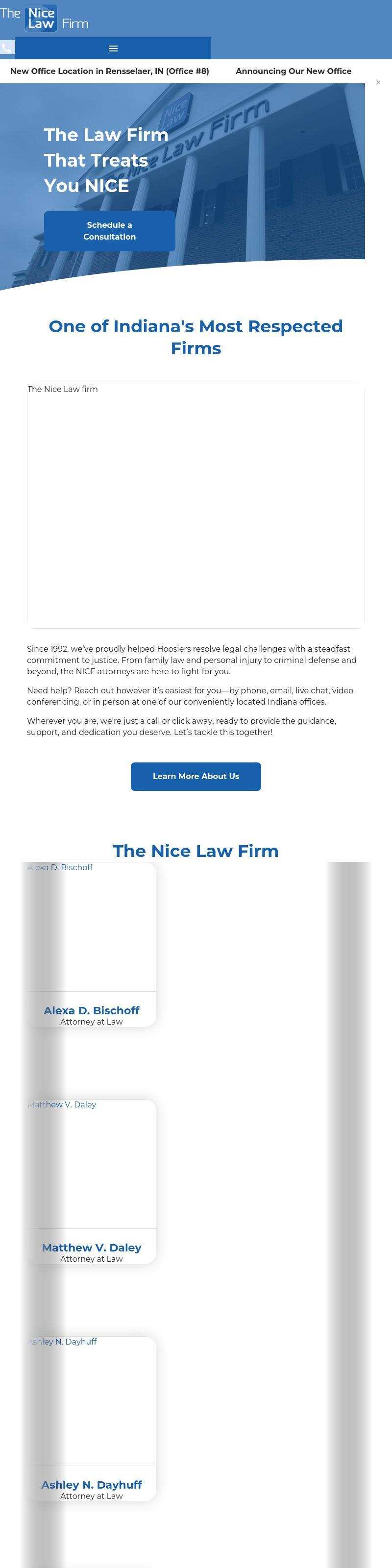 The Nice Law Firm, L.L.P. - Indianapolis IN Lawyers
