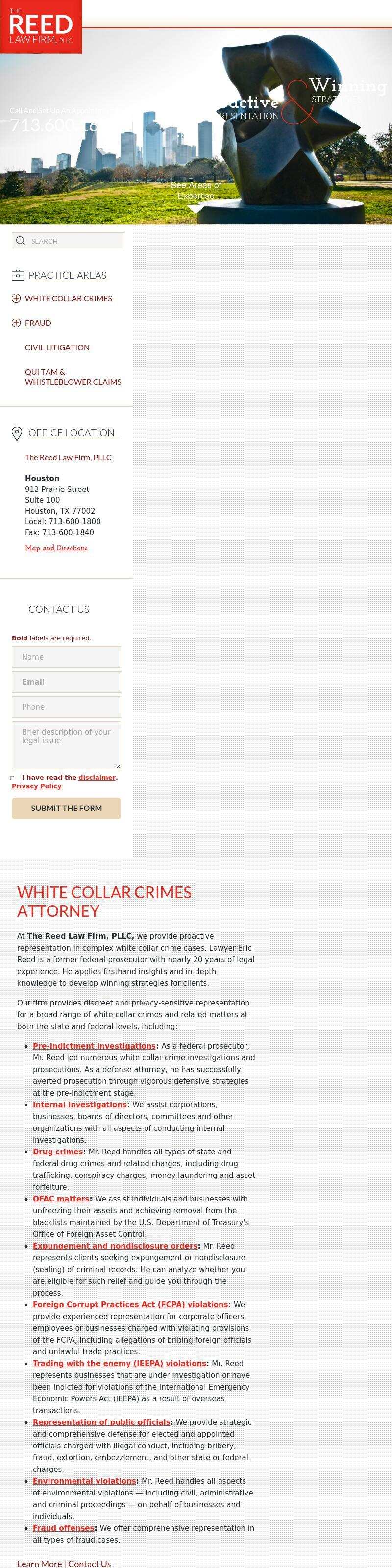 The Reed Law Firm, PLLC - Houston TX Lawyers