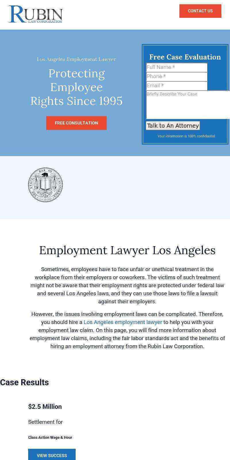 The Rubin Law Corporation - Beverly Hills CA Lawyers