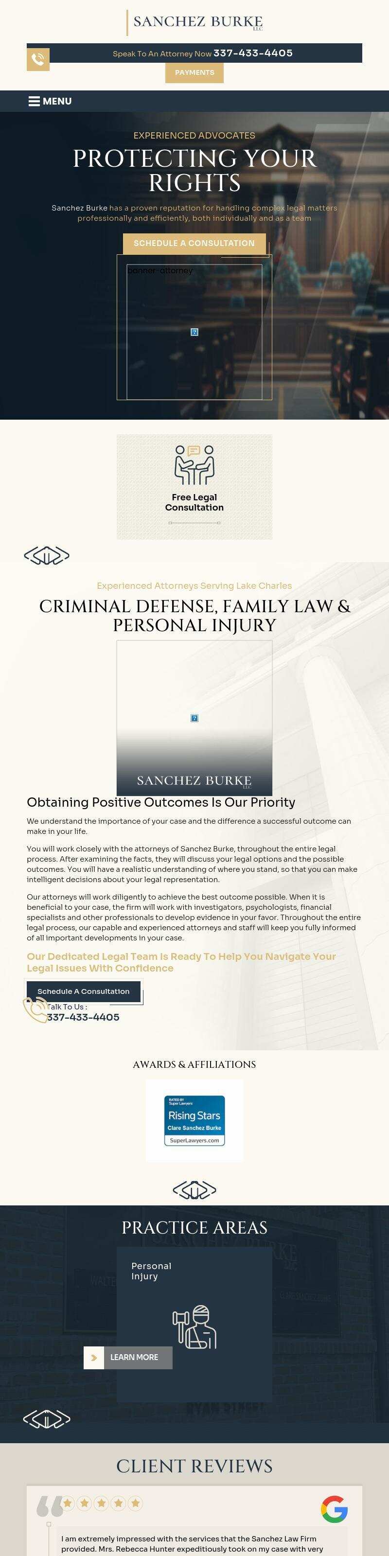 The Sanchez Law Firm, LLC - Lake Charles LA Lawyers