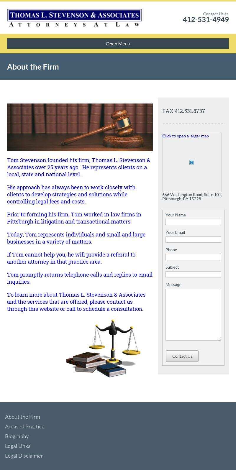 Thomas L. Stevenson & Associates - Pittsburgh PA Lawyers