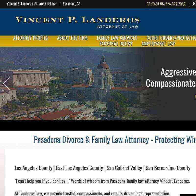 Vincent P. Landeros, Attorney at Law - Cerritos CA Lawyers
