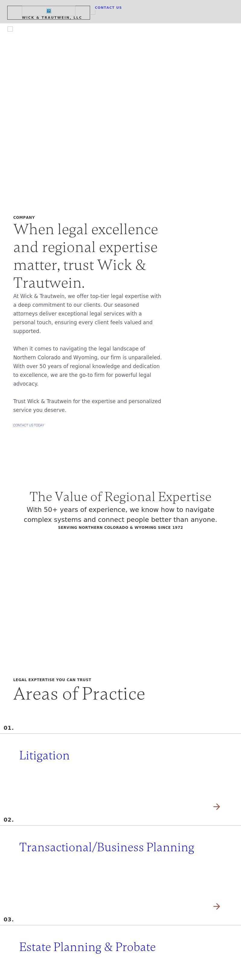 Wick & Trautwein LLC - Windsor CO Lawyers