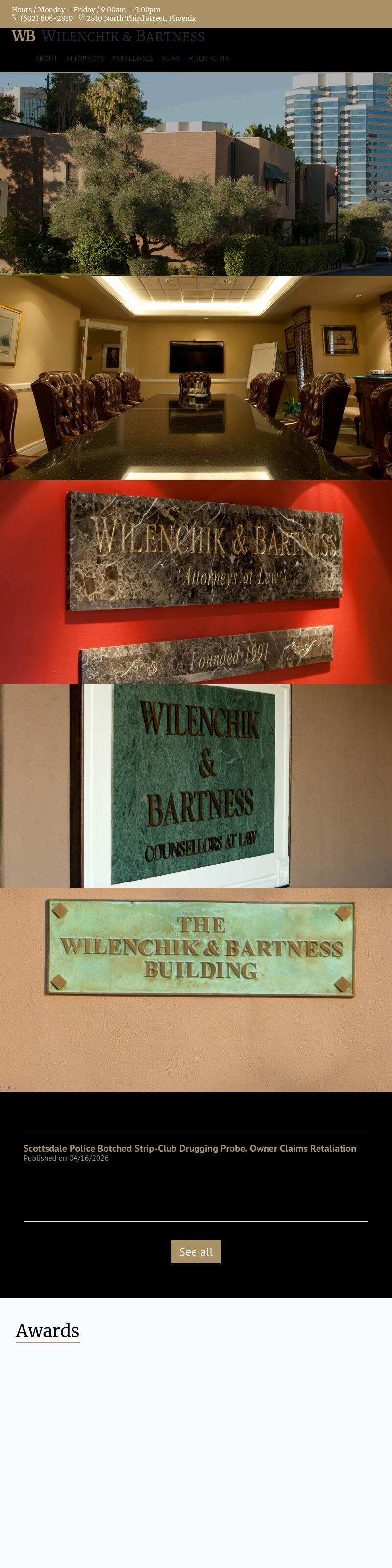 Wilenchik & Bartness PC - Phoenix AZ Lawyers