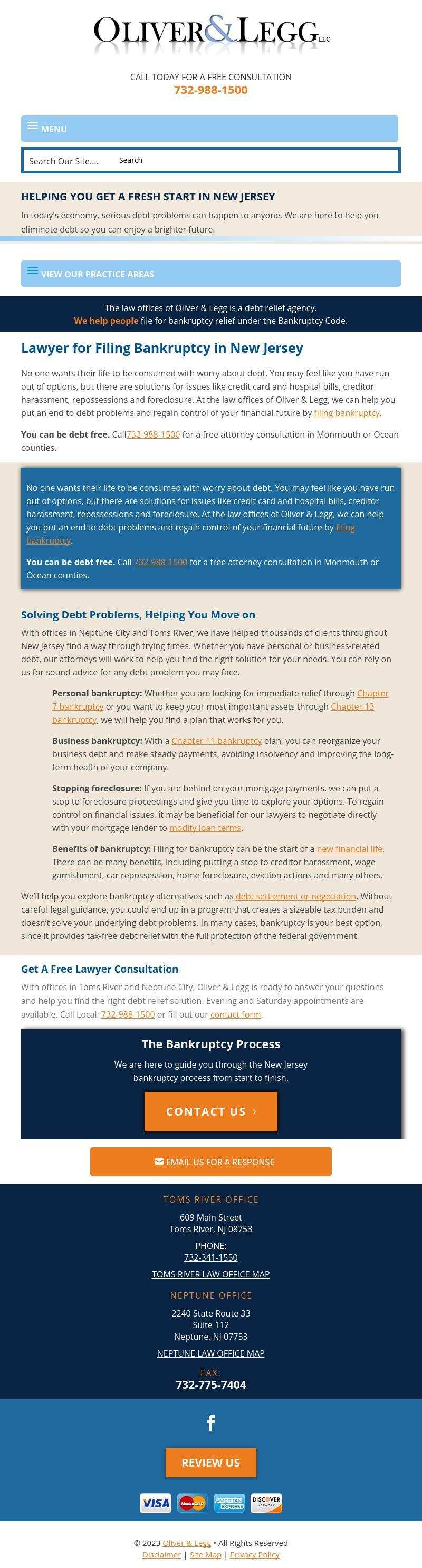 William H. Oliver, Jr. & Associates - Toms River NJ Lawyers